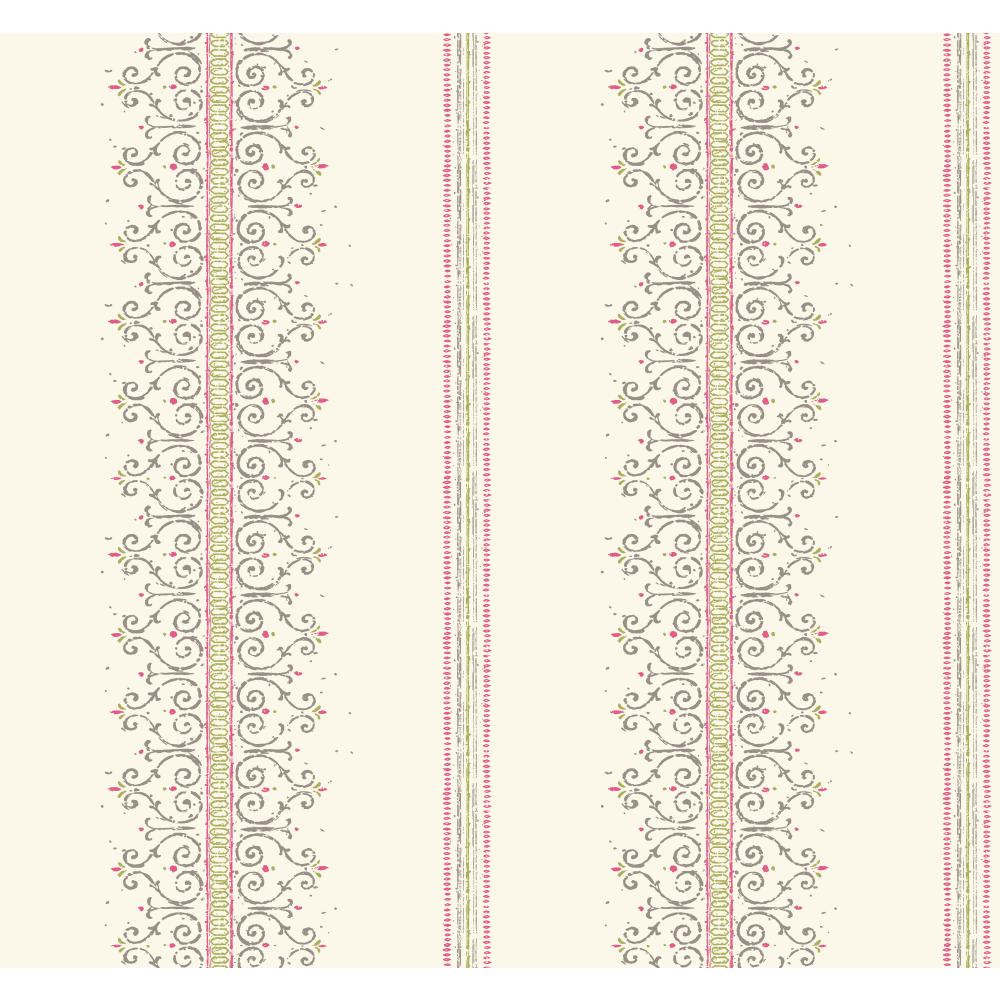 Carey Lind by York Wallcoverings MS6411 Modern Shapes Radiant Filigree Wallpaper